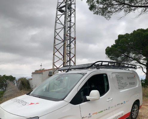 Enlace inalámbrico y conectividad sin fibra en obra o sede temporal — Ibersystems