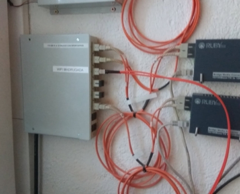 Equipamiento de red instalado — mantenimiento anual, revisión y monitorización